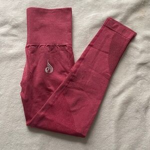 Ryderwear Seamless High Waisted Leggings Coral/Pink (XS)